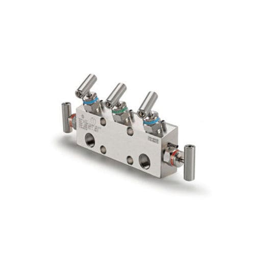 5-Wege-Verteilerblock - M50A10 - HAM-LET - Edelstahl / Gas / Flansch