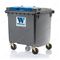 HDPE-MüllbehälterMGB 1100 L FL LILWeber GmbH & Co. KG Abfallbehaelter & Container