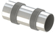 Metall-Kompensator / rund / Schweiß / Axial