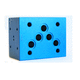 Mehrweg-Verteilerblock / anodisiertes Aluminium / für Druckmessinstrumente