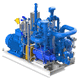 Flüssigringpumpe-Vakuumsystem / für die chemische Industrie / Industrie / mehrstufig