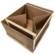 Karton-Palettenbox / Holz / Transport / für Materialumschlag