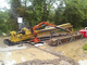 Bohrgerät / horizontal mit Ausrichtung / festinstalliert / drehbar / hydraulisch