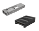 Datensteckverbinder / PCB / QSFP-DD / geschweißt
