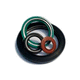 Dichtung für Drehwellen / Doppellippen / Edelstahl / Elastomer