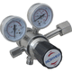 Druckregler für korrosive Gase / Nadel / zweistufig / verchromter Messing