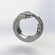 unidirektionales Axial-Kugellager / Stahl