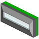 Optoelektronischer Sensor / Reflex-Lichttaster / rechteckig / Infrarot