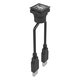 Elektrischer Steckverbinder / USB / Jack / quadratisch