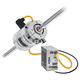 Sicherheits-Linearbremse / magnetisch-induktiv / vollelektrisch / für Führungsschienen