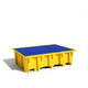 Auffangpalette für IBC-Container / HDPE / galvanisiertem Stahl