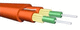 Flach-Glasfaserkabel / Daten / schwerentflammbar / robust