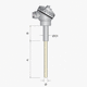 RTD-Temperaturfühler / Pt100 / Pt1000 / Thermoelement Typ J