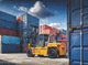 dieselbetriebener Gabelstapler / Sitz / Hafen / Industrie