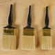 flacher pinsel / mit Kunststoffgriff