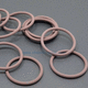 O-Ring-Dichtung / Gummi / kreisförmig / statisch