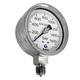 Manometer mit Zifferblatt-Anzeige / BSP 1/4 / BSP 1/2 / Glas