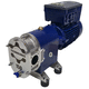 Drehkolbenpumpe / Wasser / für Lebensmittel / mit Elektromotor
