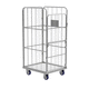 Rollcontainer für Textilien / 4-Flügel / Drahtgewebe