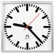 Uhr für den Innenraum / Analog / wandmontiert / Funkfunktion DCF77