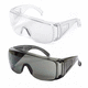 Schutz-Überbrille / UV / Polycarbonat / integrieter Seitenschutz / mit kratzfester Beschichtung