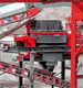 Brecher mit Vertikalachse / stationär / für Gestein / für die Produktion kubischer Gesteinskörnungen
