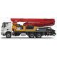 mobile Autobetonpumpe / für Außenbereich / für Baustelle / Kolben