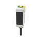 Optoelektronischer Sensor / Reflex-Lichttaster / rechteckig / LED / Kunststoff
