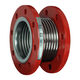 Axial-Dehnungskompensator / Metall / rund / Flansch