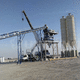 festinstallierte Betonmischanlage