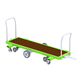 Transportwagen / Plattform / 6-Rad / beidseitige Be- und Entladung