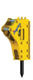 Hydraulikhammer / für Hydraulikbagger / vertikal / mit seitlicher Befestigung