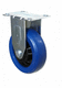 Bockrolle / mit Grundplatte / doppelt / elastischer Gummi
