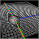 dichroitischer optischer Filter / rot