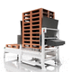 Aufstapler / Abstapler / Paletten / Platten / vollautomatisch