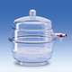 Exsikkator / Labor Glas / mit Vakuum / für Laborzwecke / Vakuum
