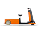 elektrischer Schlepper / mit 3 Rädern / Sitz / Schlepp