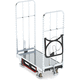 Transportwagen / für Materialumschlag / für Kommissionierstation / galvanisiertem Stahl