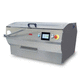 automatische Brotschneidemaschine für die Industrie / mit durchlaufendem Bandmesser / vertikal