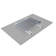 Solar-Montagesystem für Flachdach / für Montage im Hochformat / aus Aluminium / aus Edelstahl