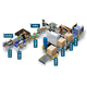 Verpackungsanlage für die Lebensmittelindustrie / für Karton / automatisch