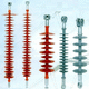hängender elektrischer Isolator / Verbundwerkstoff / Polymer / Silikongummi