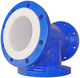 Hydraulikanschluss / Flansch / T / 90°-Winkel
