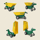 Rad-Minidumper / elektrisch / mit Batterie / vollelektrisch