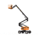 Gelenkarbeitsbühne auf Rädern / elektrisch / für Schiffswerften / für Baustelle