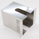 Dekorblech / Edelstahl / 3D