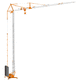 teleskopischer Schwenkkran / für Baumaschinen / für Hubanwendungen
