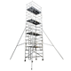 Fassadengerüstturm / modular / Aluminium