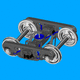 Regelspurdrehgestell / breite Spur / meterspur / zweiachsig