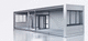 Baustellenhütte für Klassenräume / Büro / modular / Akustik